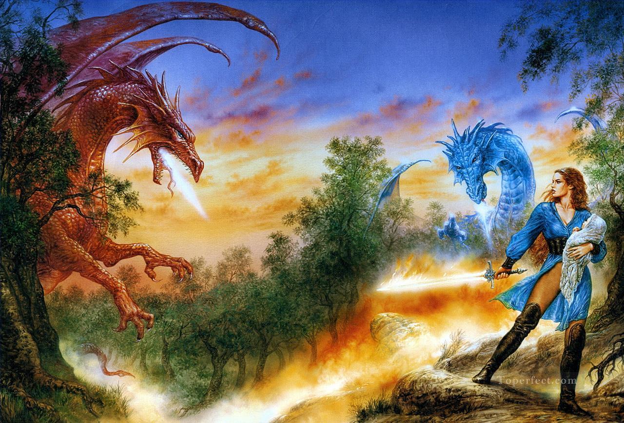 dragon rhapsody Fantastic Oil Paintings